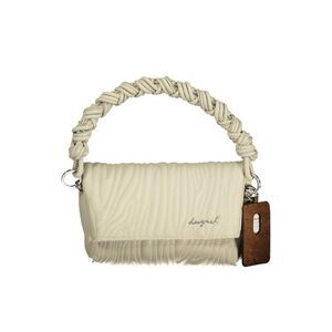 Desigual Ecru Polyurethane Women's Women's Handbag